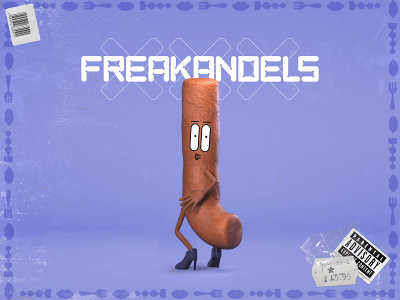 Freakandels 2d 3d aftereffets character design dirty face facerig frikandel kinky