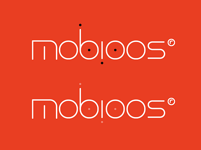 Mobioos ai branding custom type identity interactive logo typography