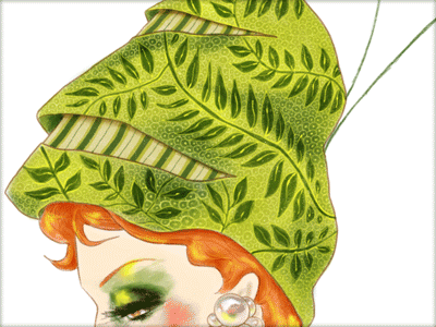 Color | Texture | Pattern Extravaganza fashion illustration green illustration pattern process texture