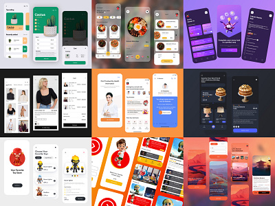 The Best nine of 2020 2020 app cake clean doctor fashion food game minimal mobile ui plant streaming task management travel uidesign uiux