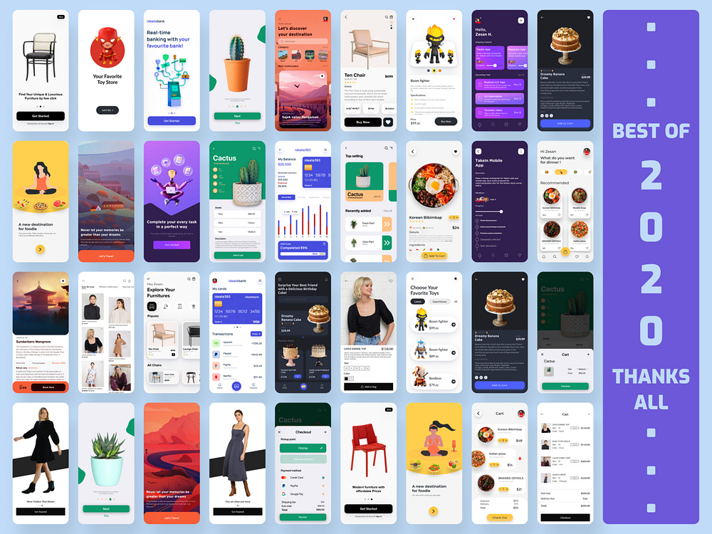 Best of 2020 by Zesan h. on Dribbble