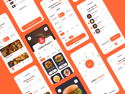 Food Delivery App by Zesan h. on Dribbble