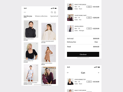 Fashion Mobile App app app design apper brand check out clean ui cloth fashion freelance interaction ios mobile app mobile ui simple ui user experience user interface ux