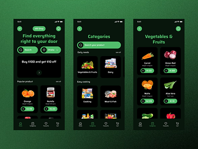 Grocery Shop Mobile App