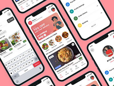 Zomato Food Delivery App Redesign burger app delivery app eat eating food food and drink food app food delivery food delivery app food delivery application food delivery service food design food order mobile app pizza restaurant app tracking app uiux