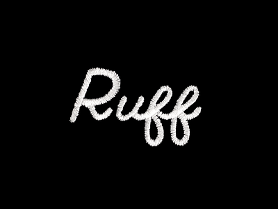 Ruff Logo Embroidery