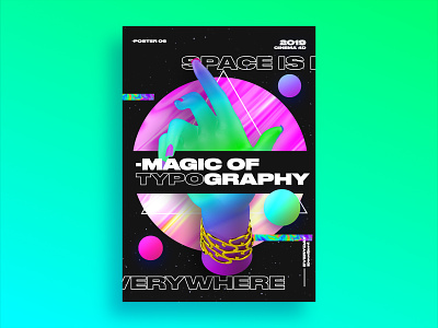 magic of typography Poster