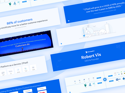 MWC 2019 - MessageBird cpaas customer experience data deck design design flat illustation messagebird mwc presentation slides sms