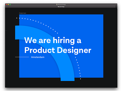 Wanted: Product Designer! agency amsterdam career cloud communications design job designer hiring job messagebird netherlands product designer tech company vacancy