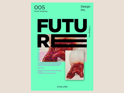 FUTURE graphicdesign illustration poster poster design