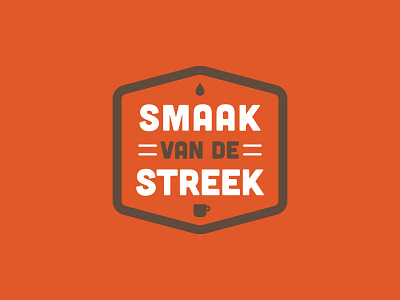 Brand identity Smaak v/d Streek coffee identity logo shop tea