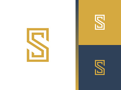 Double S branding concept design double identity letter logo mark s ss symbol vector