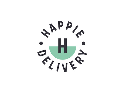 H Smile branding delivery design food h happie happy identity letter logo rondesign smile
