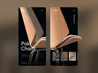 Furniture App app branding design minimal mobile typography ui ux