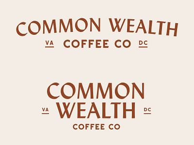 Common Wealth Coffee Co. Logos branding coffee coffee logo coffee shop coffee shop logo dc graphic design logo washington dc