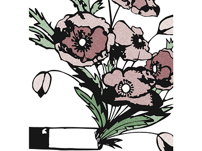 flowers from cigarette cigarette flowers illustrations poster