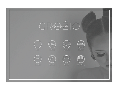 logo and icons for beauty salon