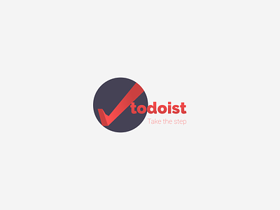 Todoist Running App foot logo logotype mobile running task todo app todoist todolist ui