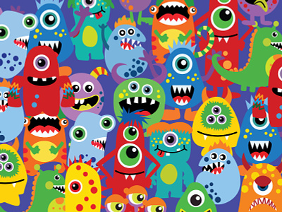 The Characters Germ Monsters Viruses alien angry background bacterium biology design flat germ illness illustration infection monster parasite ugly vector virus wallpaper