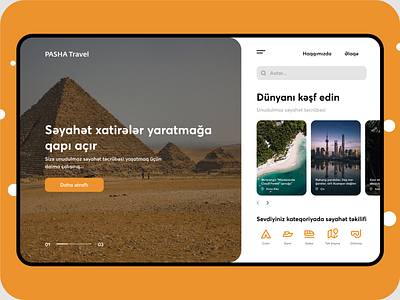 Pasha Travel Website Redesign