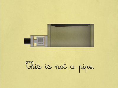 This Is Not A Pipe art illustrattion pipe vape