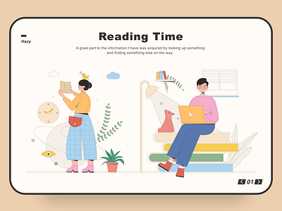 Reading Time Illustration