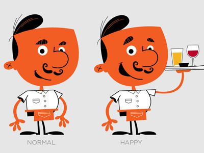 Characters for promo movie character design illustration motion waiters