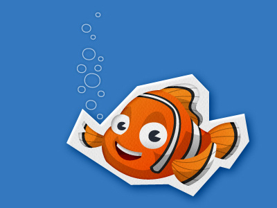 Wanna take a swim? character design fish illustration