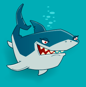 shark character for a game