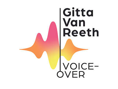 Logo for a voicemail-over branding design logo pitch soundwave vector voiceover