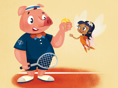 How about some tennis? book children illustration story