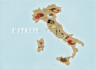 infographic about italian food (pre-final) illustration infographic typography