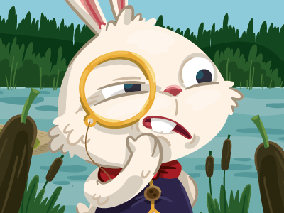 Suspicious bunny