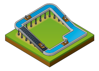 infographic for an amusement park