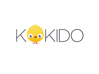 Little chick update chick identity kokido logo symbol