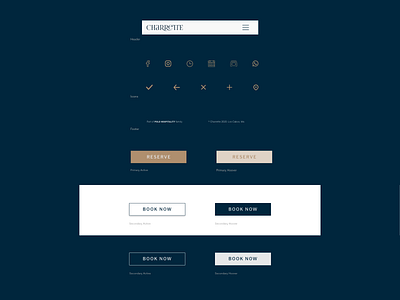Charrette - UI Elements branding design minimal sneakpeek styleguide ui ui elements ux web website