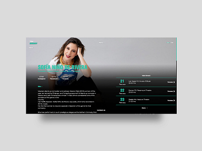 TFH - Website design profile page ui ux web website