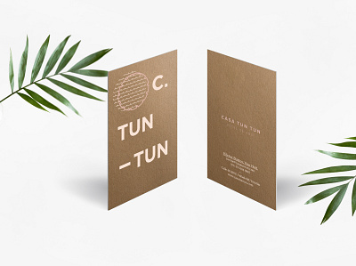 Casa Tun-Tun Business Card branding businesscard logo sneakpeek