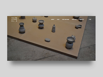 Salon ACME - Website design development minimal ui ux web website