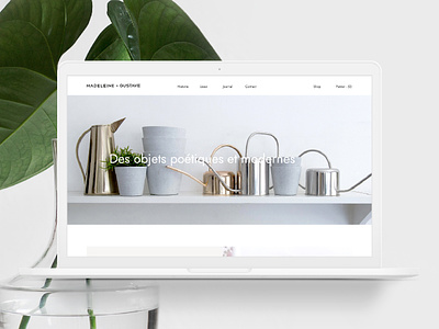 Madeleine & Gustave Redesign Concept design ui ux web website