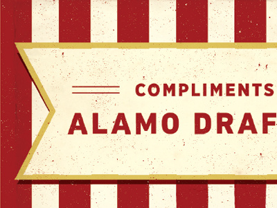 Popcorn Gift Card alamo drafthouse popcorn texture vintage