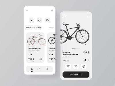 Bikes And Scooter App bikes shop store ui ui design uidesign ux