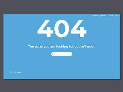 404 Page - Daily UI (Day 8)
