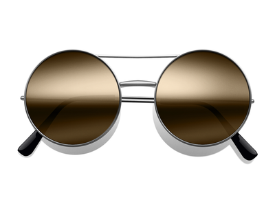 Mid Size Flip-Up Colored Mirror Lens Round Django Sunglasses 49mm (Black /  Rainbow Mirror) - Walmart.com