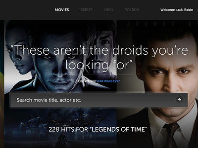 A little something-something 2 dark movie web design