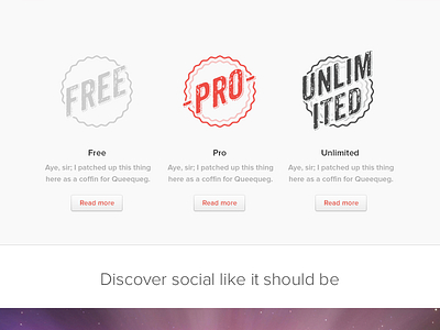 Social pt.4 bright mockup packages red social white