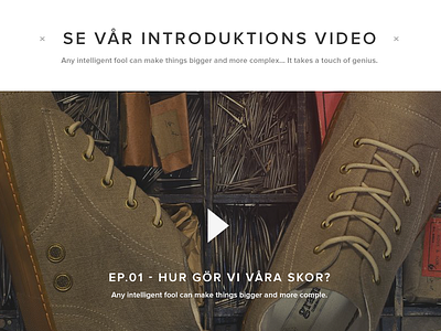 Footwear Webshop pt.2 footwear light proxima nova shoes video