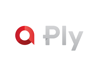 Ply Logo diagram logo pin red speach bubble