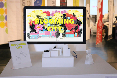 Blooming city arduino graphic design illuatration interaction design motiongraphic ux