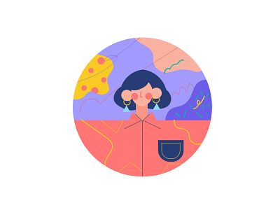 Profile Photo 2019 character character design color design girl icon illustration new profile profile photo vector